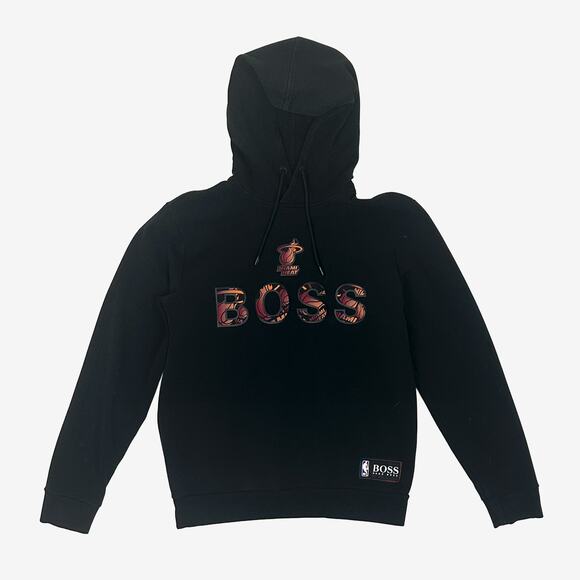 BOSS Hugo Boss x NBA Miami Heat Hoodie Medium Black - Picture 1 of 2